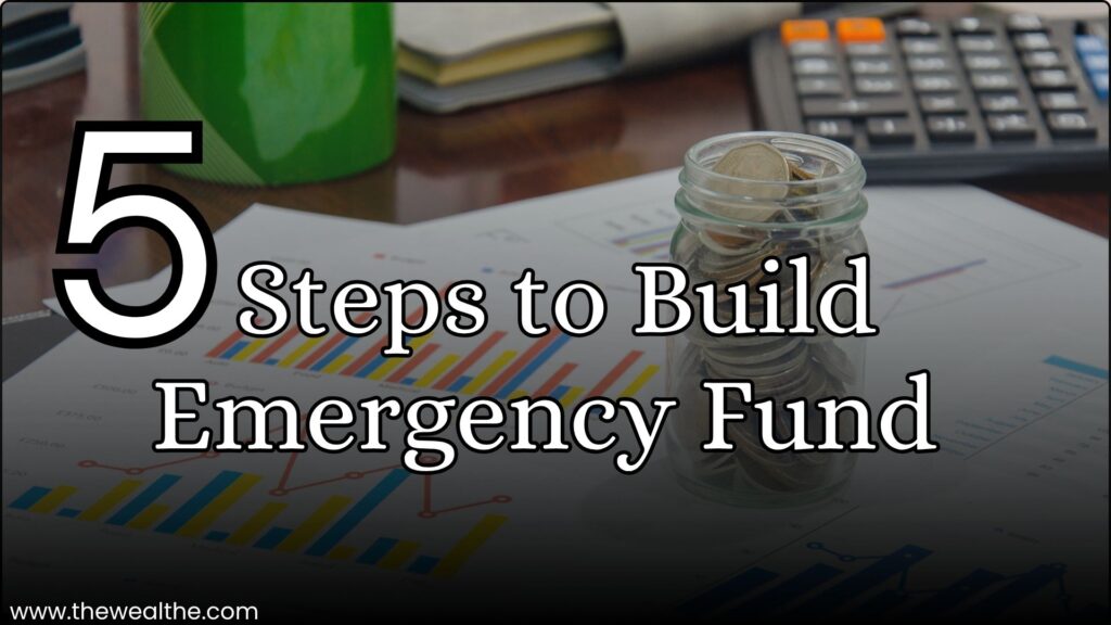 5 steps to build emergency fund calculator,  emergency fund calculator,