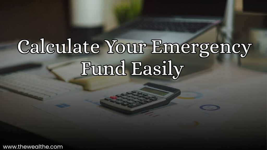 Emergency Fund calculator budgeting expenses planning, emergency fund calculator,